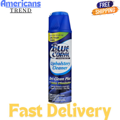 Blue Coral DC22 Upholstery Cleaner Dri-Clean Plus with Odor Eliminator, 22.8 oz.