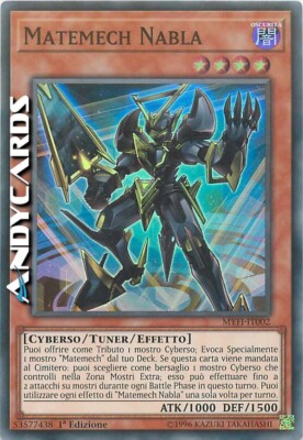 MATEMECH NABLA (Mathmech Nabla)   Super R   MYFI IT002   1Ed   YUGIOH ANDYCARDS