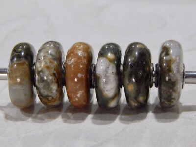TROLLBEADS LE Ocean Jaspis PERLE #5 SEHR SELTEN 2014 ERDIG & HTF (EINE PERLE) NEU!