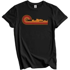 Retro Style Neenah Wisconsin Skyline T-Shirt