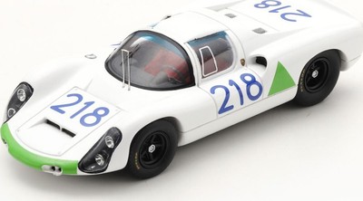Spark 1:43 Scale Porsche 910 #218 6th Targa Florio 1967 J. Siffert/H. Herrmann