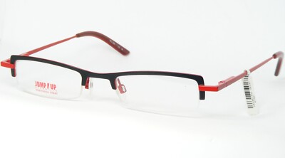 NEW JUMP UP BI 2647 10 BLACK /RED EYEGLASSES GLASSES METAL FRAME 47-20-140mm