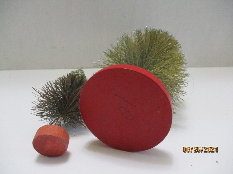 Vintage Bottle Brush Christmas Trees 