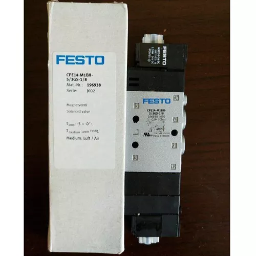Electroválvula Festo CPE14-M1BH-5/3GS-1/8 196938 1 PIEZA nueva envío acelerado - Imagen 1 de 2