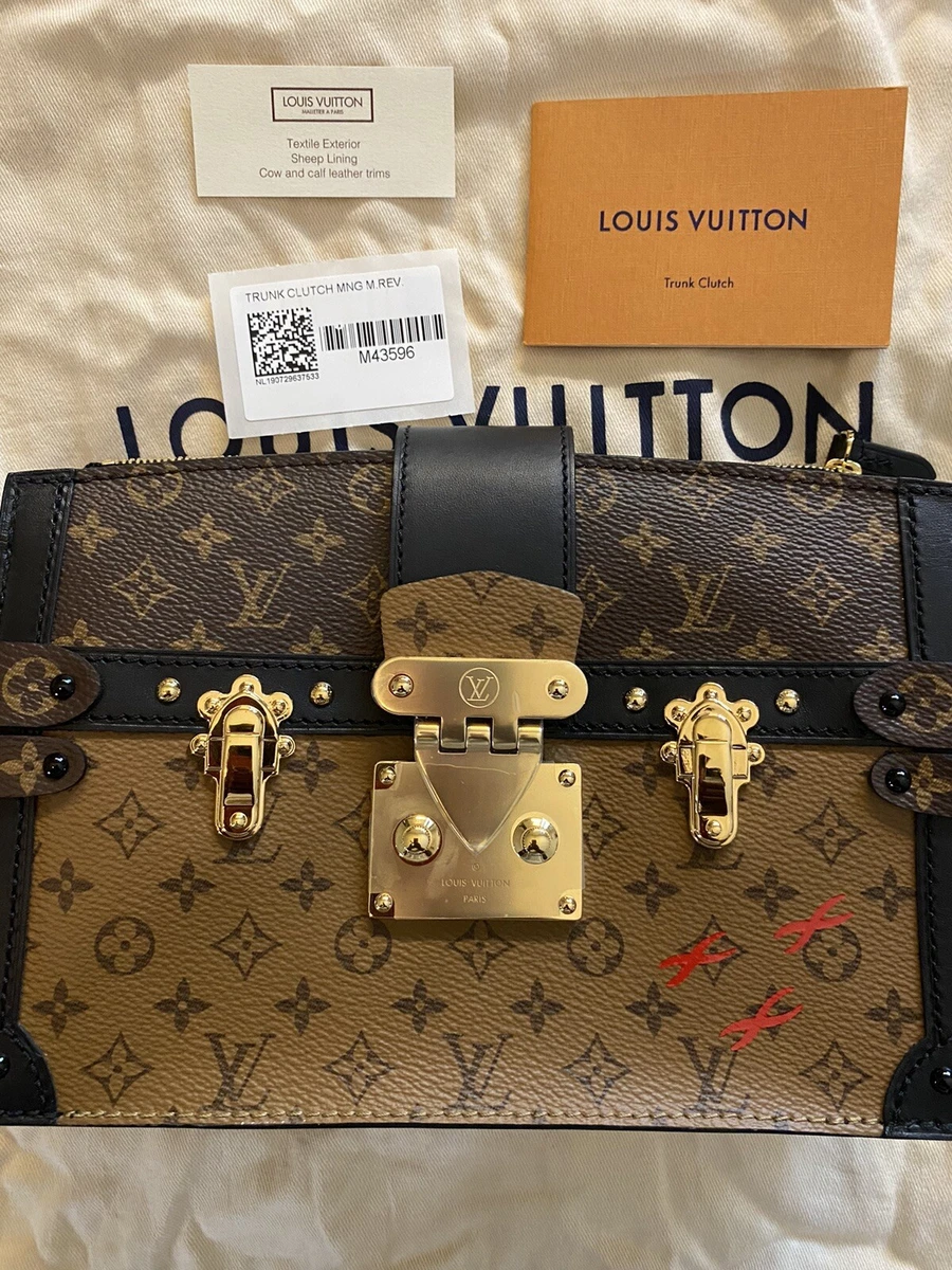 Louis Vuitton Reverse Monogram Canvas Trunk Clutch Bag Louis