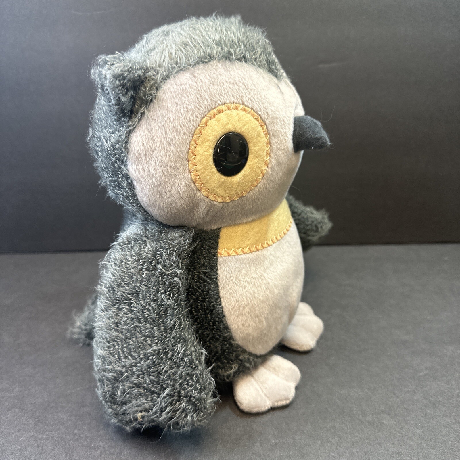 Kohls Owl Plush Hooty Aesops Fables Gray Cares for Kids Stuffed Animal