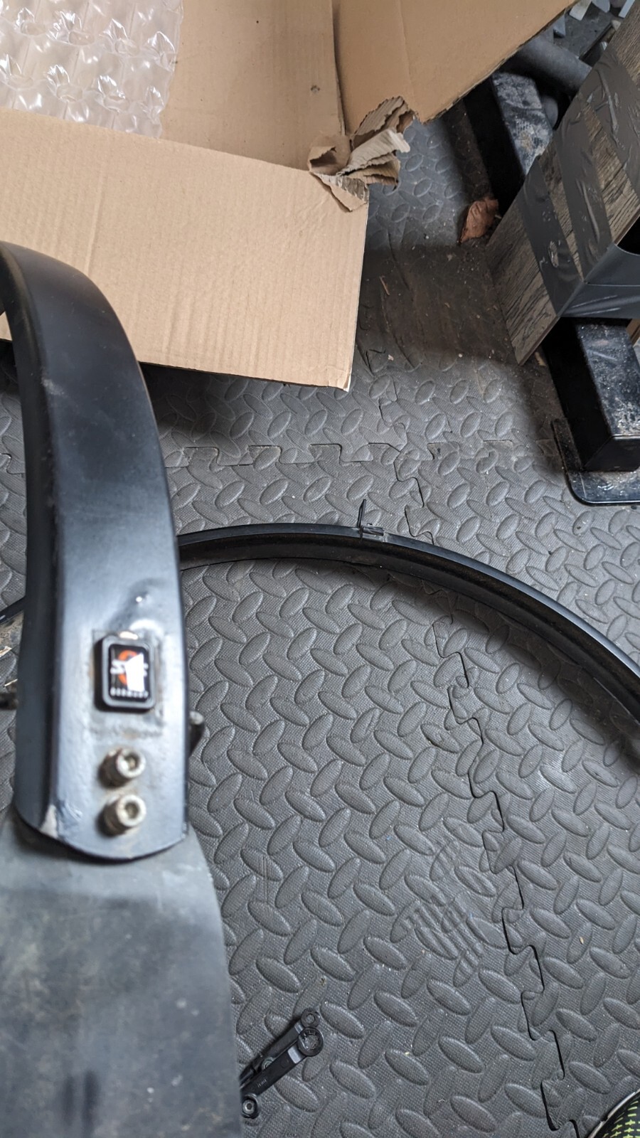 SKS Edge Aluminium Bike / Cycle Mudguards (Matt Black) 46mm eBay