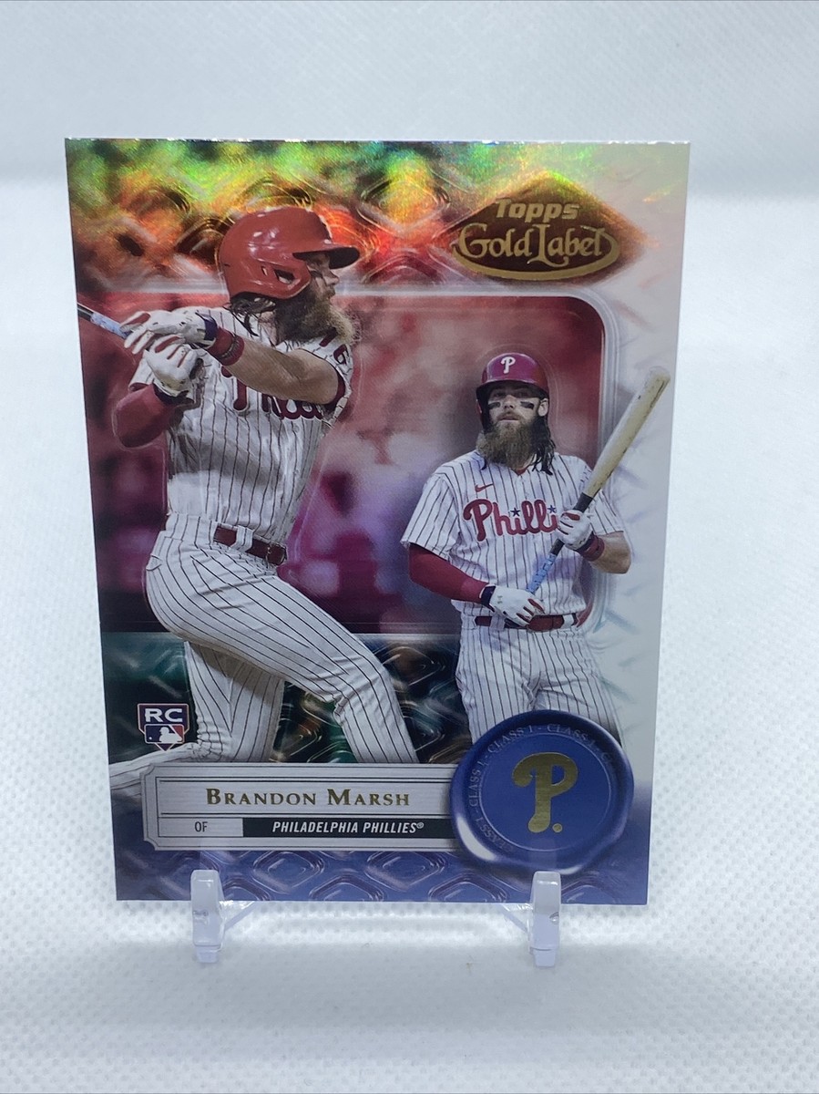 Topps Gold Label 2022 ブランドン　マーシュ 10/10 2022 TOPPS GOLD LABEL FRAMED BRANDON MARSH ROOKIE AUTO #9/25