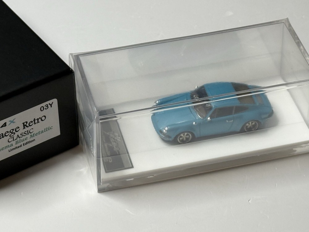 MY64/MY64X 1:64 Porsche Kaege Retro Classic Ipanema Blue Metallic-Limited 199pcs