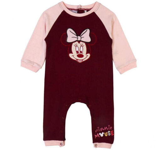 Minnie Gr.86 92 98 Disney Maus NEU 100% Baumwolle schlafanzug strampler baby - Bild 1 von 4