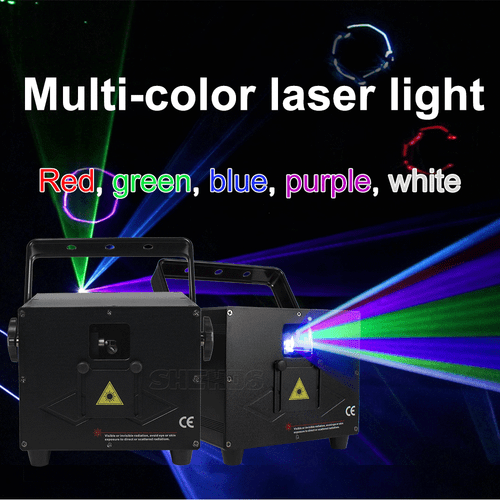 3W RGB Full Color Beam Laser Light Project 3d Animation Light For Bar DJ - Picture 11 of 15