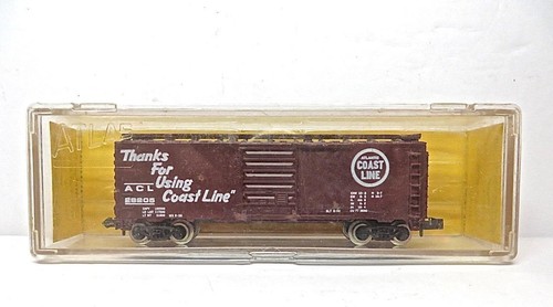 N Gauge Atlas 3401.3.00 40' Atlantic Coast Line 40' Boxcar LOW Ship - Picture 7 of 7