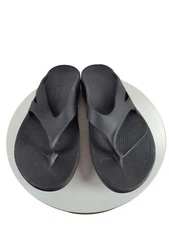 Oofos Unisex Sandals Sport Lightweight Black Size Men 12 Women 14
