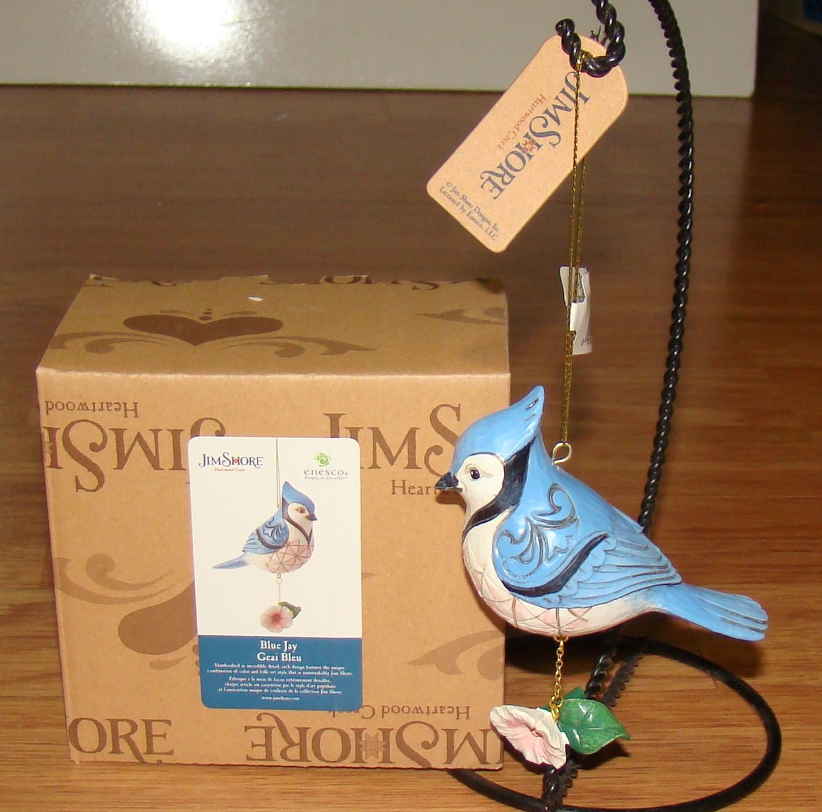 Jim Shore, Heartwood Creek, Nature's Meadow BLUE JAY Ornament