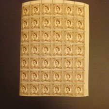 GB SG 522 1952 TUDOR WMK 5d WILDING 42 STAMPS blocks MNH SUPERB CAT £120