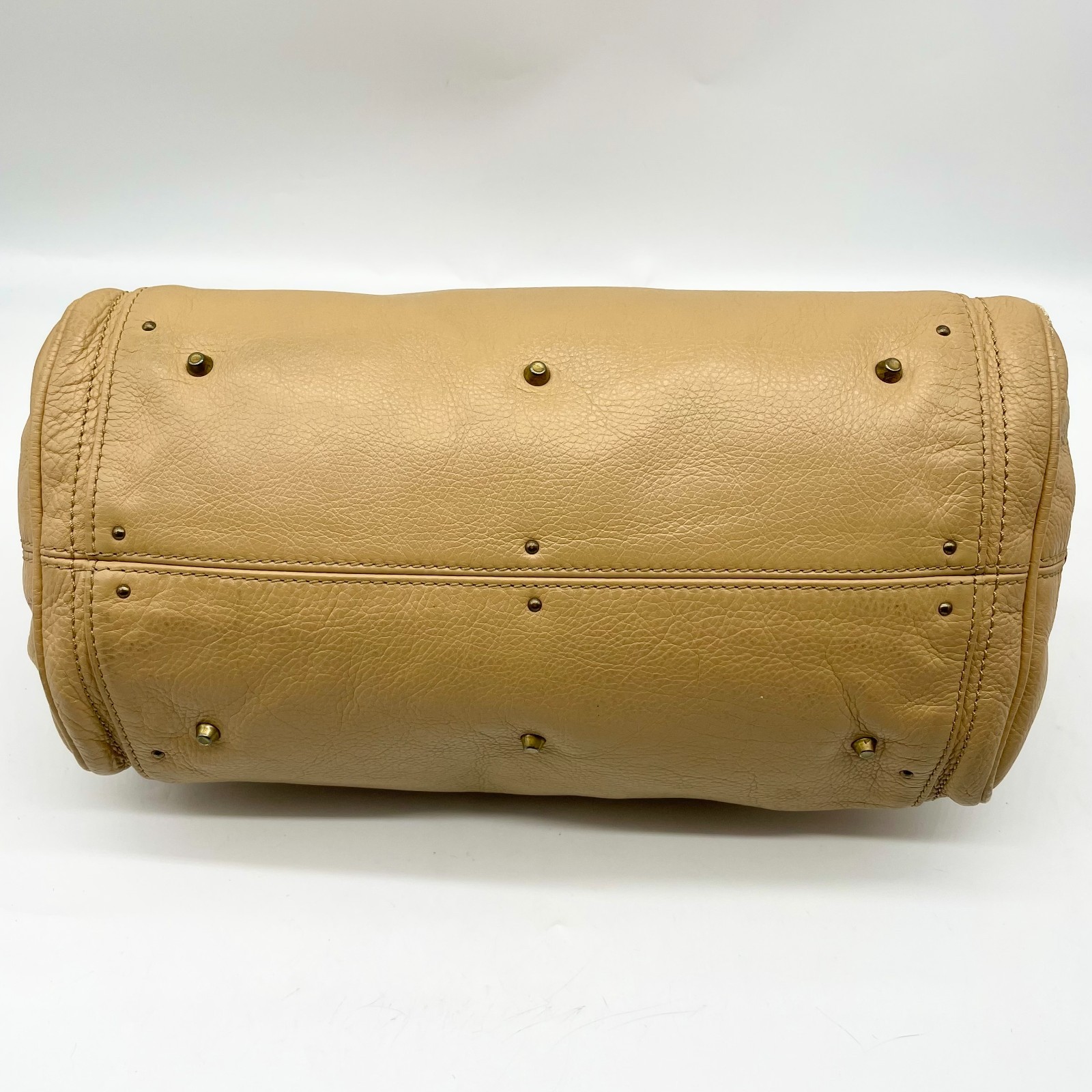 Chloe Paddington Handbag Beige Padlock Gold Hardware Tote bag Y2K Authentic image 6