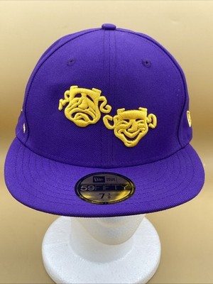 New Orleans Pelicans Fitted Hat 7 3/8 NEW ERA City Edition Purple