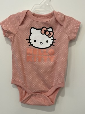 Hello Kitty Pink Baby Outfit  Size 3-6 Months