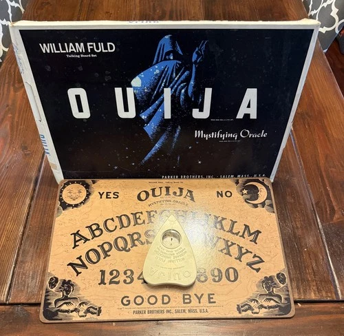 OUIJA Mystifying Oracle Parker Brothers Vintage Board Game w/ Box William Fuld