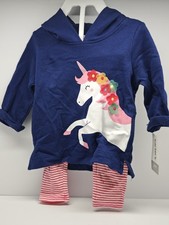 Carter's Girls Unicorn Hoodie Pants Set Outfit 6M New with Tag
