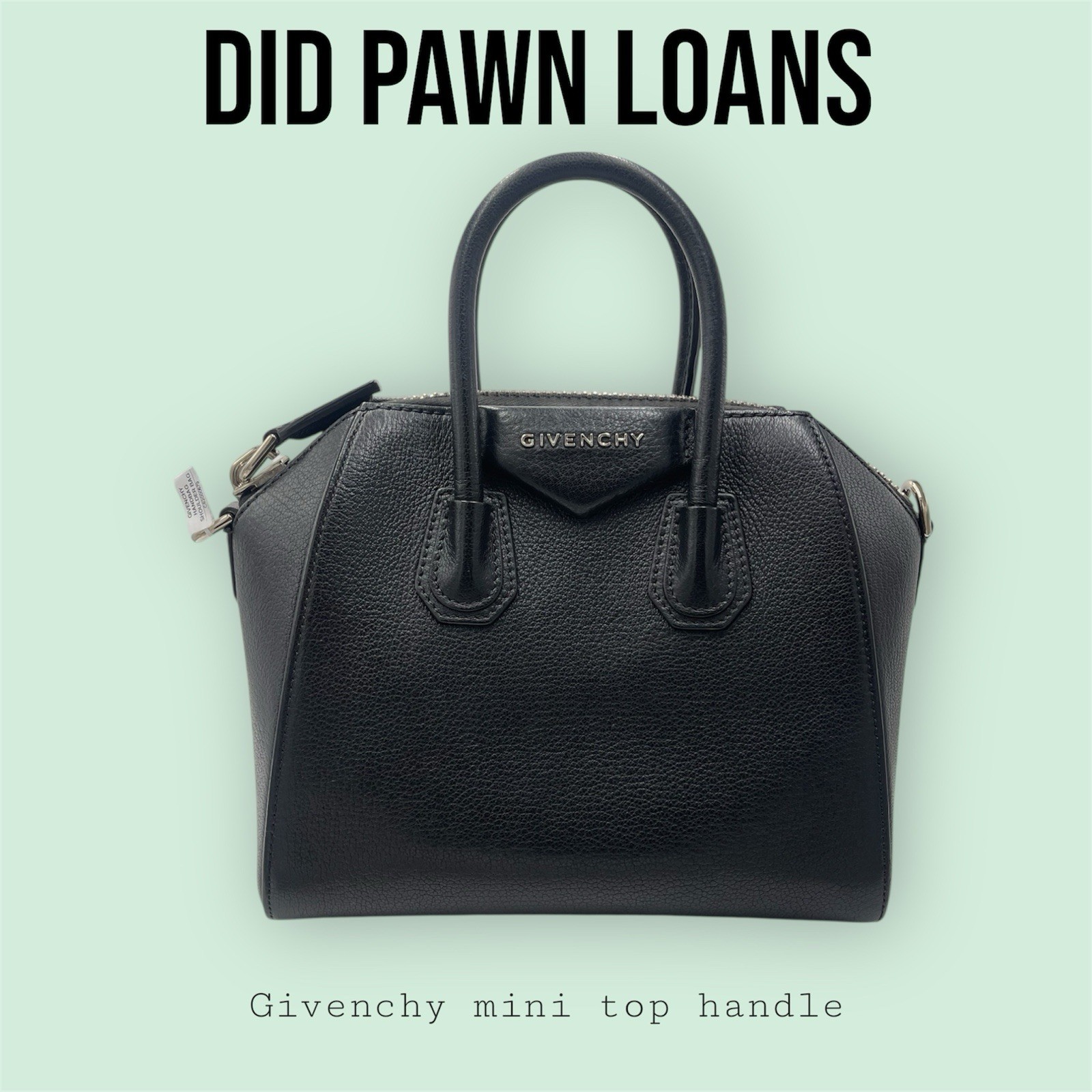 Authentic Givenchy Black Leather Mini  Antigona - image 1