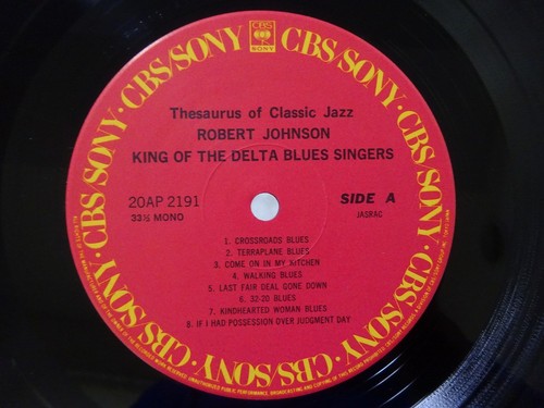Robert Johnson King Of The Delta Blues ~ CBS/Sony 20AP 2191 Japan Shrink LP OBI - Bild 3 von 3