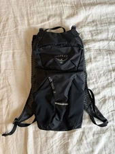Osprey Katari 3 Hydration Backpack Hiking Black Running no bladder