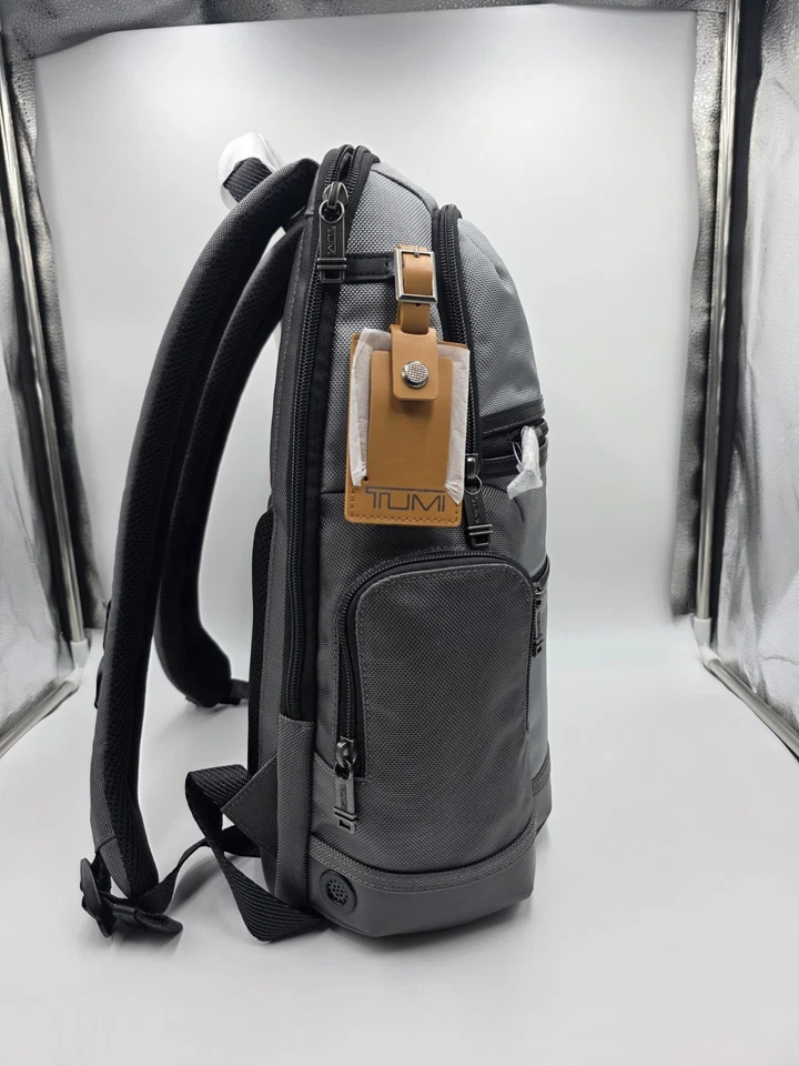 NUEVA Mochila para Laptop Tumi PARRISH 16.0” Nylon Balístico - GRIS con Acentos TAN ❗️ Foto 4 de 4