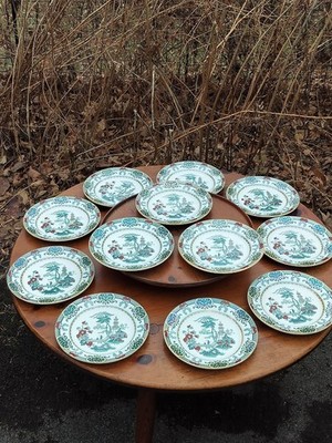 8 5/8'' Luncheon/Salad Plate Petrus Regout & Co. Maastricht Pekin Pattern 