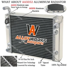 3 Row Aluminum Radiator For 2007-2012 2010 2011 CAN AM RENEGADE 500 800 800R EFI