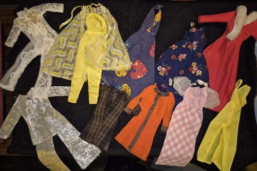 VTG BARBIE FRANCIE MOD CLOTHES FASHION DRESSES PANT SETS Clone NICE Lot 1