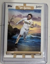 2025 TOPPS X BOB ROSS THE JOY OF BASEBALL Jackson Merrill Easel /75