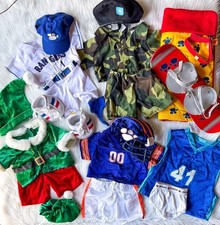 Build a Bear Lot 20pc CLOTHES COSTUMES ACCESSORIES Snowboard Army Sports VTG