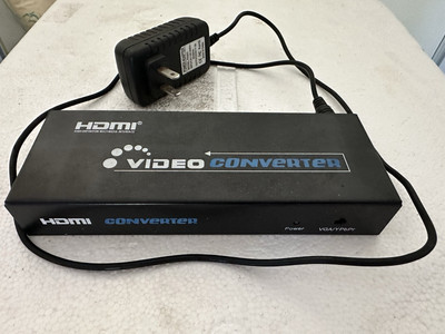 HDMI to YPbPr Component or VGA with Stereo Audio L/R or S/PDIF TOSLINK Converter