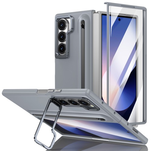Shockproof Stand Pen Slot Case +Screen Protector+Stylus For Samsung Z Fold 7/6 - Picture 34 of 73