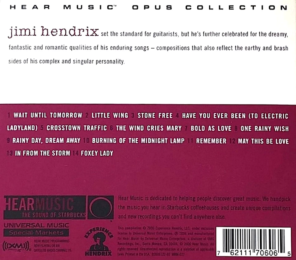 Jimi Hendrix  Rainy Day Dream Away CD New Sealed Digipak - Image 2 of 3