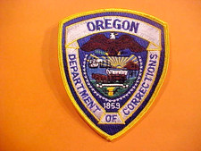 New Obsolete Prison Sheriff Department Shoulder Patch Oregon Dept Of Corrections