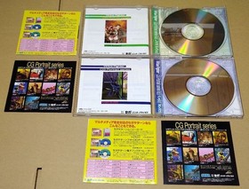 Virtua Fighter CG Portrait Vol.7 8 9 10 Sega Saturn SS Obi CIB 4-Disc Set Rare