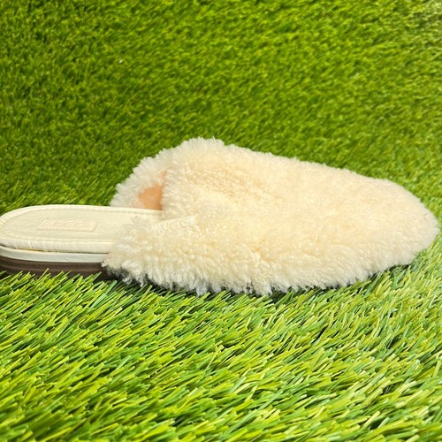 UGG Janaya Cozy Mule Womens Size 7 Ivory Casual Comfort Slide Slippers Shoes