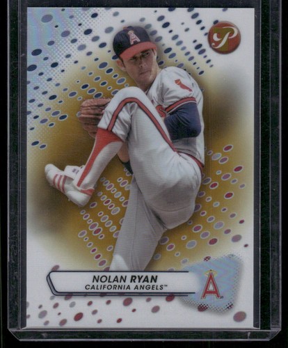 2023 Topps Pristine #87 Nolan Ryan Gold Refractor #/50