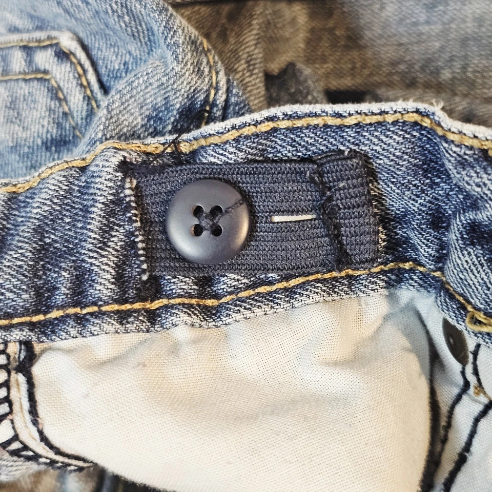 TOUGHSKINS Boys Size 6 Slim Relaxed Fit Adjustable Waist 100% Cotton Denim Jeans - Image 4 of 4