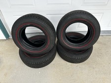 Bfgoodrich Silvertown Radial P21570r14 38 Red Lines Quantity Of 4 Used Bfgoodrich Silvertown Radial P21570r14 38 Red Lines Quantity Of 4 Used