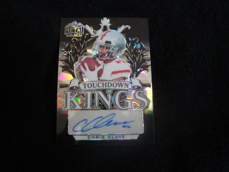 2022 LEAF METAL DRAFT CHRIS OLAVE AUTOGRAPH 2/7