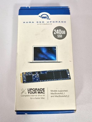 OWC Aura Pro 240GB SSD for 2012 MacBook Air OWCSSDAP2A6K240 Envoy Kit NEW SEALED