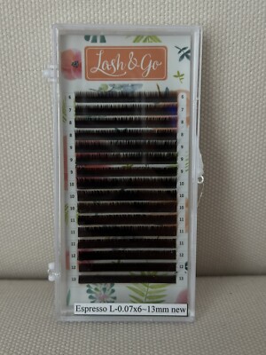 Lash&Go Wimpern Espresso MIX L 0.07 6-13mm