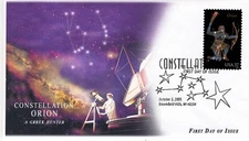 A0-3946-3, 2005, Constellations, FDC, Pictorial Postmark, SC 3946, Add on Cachet