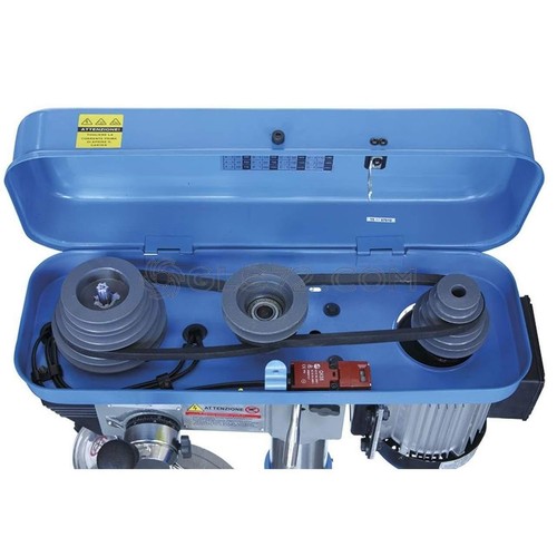 TRAPANO A COLONNA DA BANCO CON TRASMISSIONE A CINGHIA 650W FERVI 0012 - Picture 2 of 4