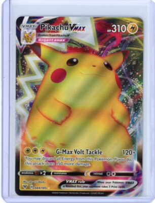 Pikachu VMAX 044/185 Holo Ultra Rare - 2020 SWSH: Vivid