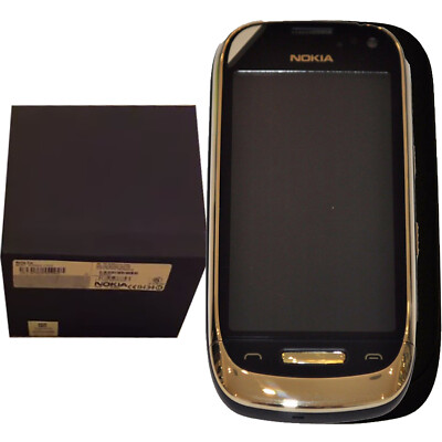 NEU UND VERPACKT Nokia Oro 8GB C7-00 18K Gold Luxury Edition Factory Unlocked 3G Simfree Neu