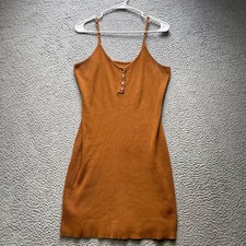 Orange Dress Womens 3XL Strappy Sleeveless Mini